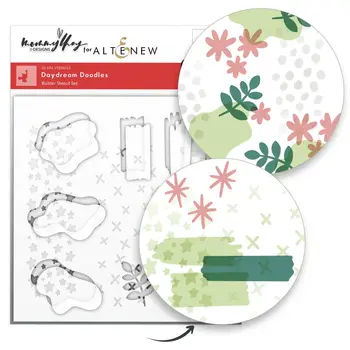 ALTENEW ALTENEW DAYDREAM DOODLES STENCIL SET 2/PK