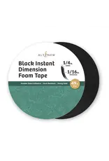 ALTENEW ALTENEW BLACK INSTANT DIMENSION FOAM TAPE 1/16" x 1/4" x 15m