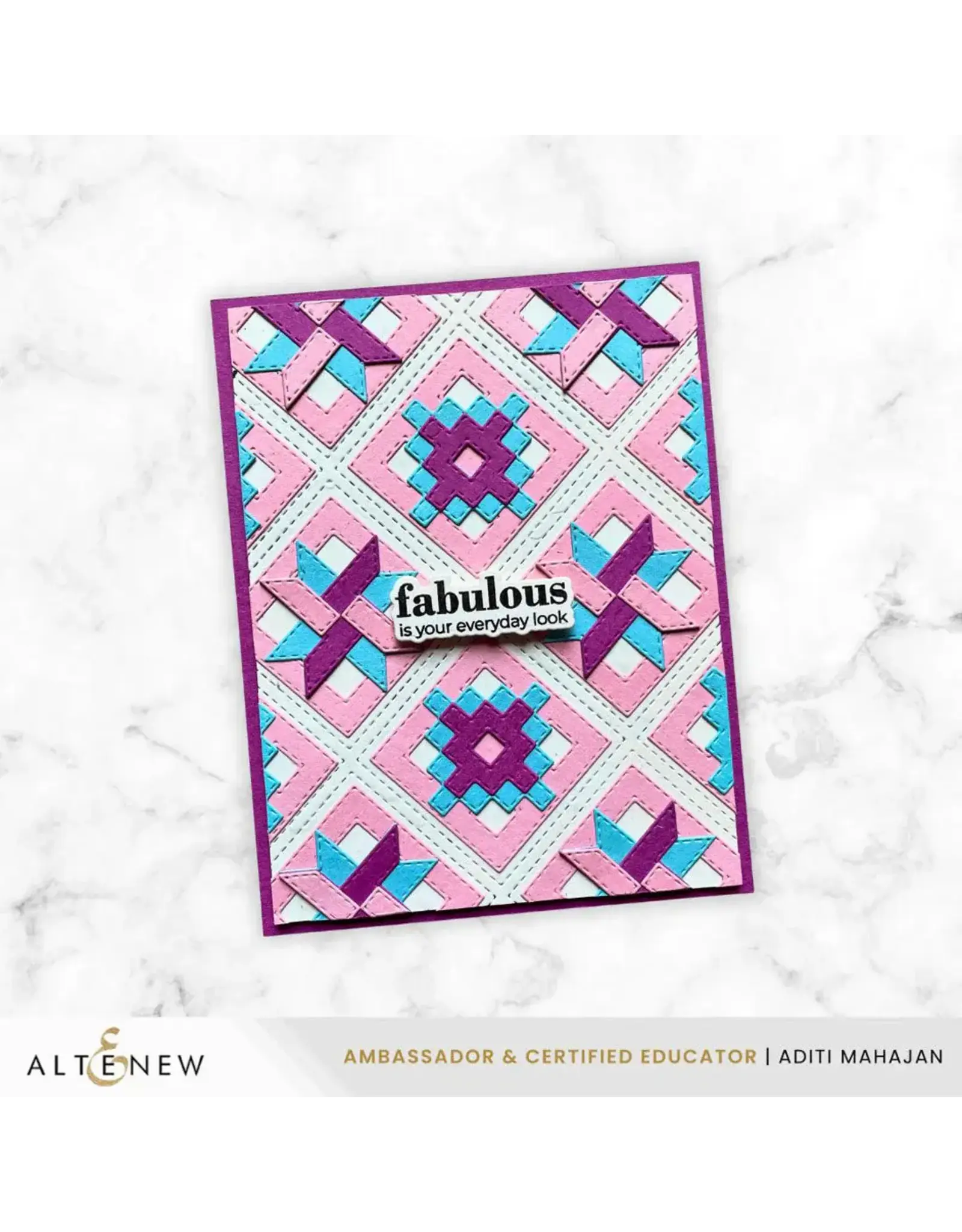 ALTENEW ALTENEW PATCHWORK PATHWAYS DIE SET