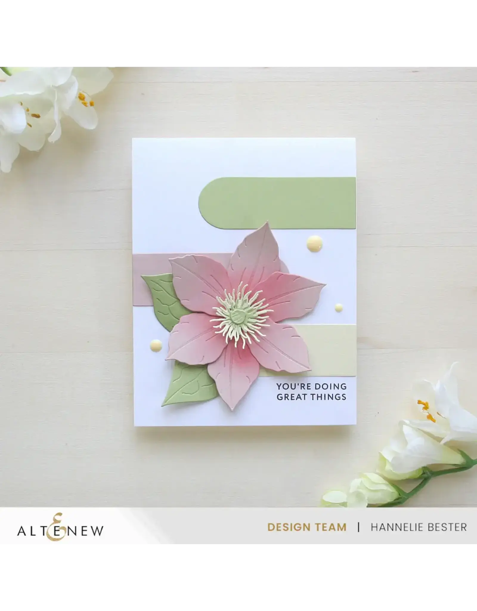 ALTENEW ALTENEW CRAFT-A-FLOWER: CLEMATIS LAYERING DIE SET