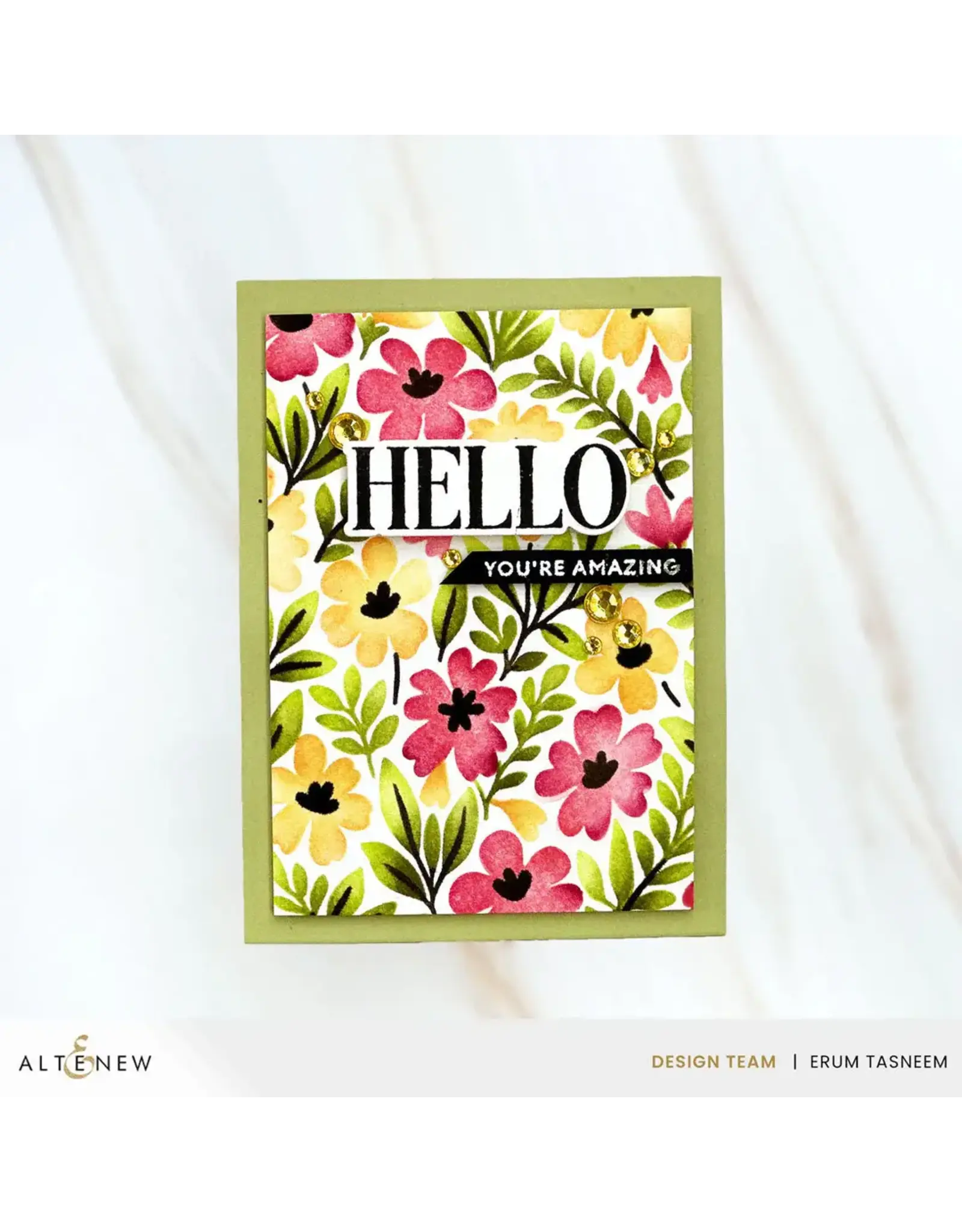 ALTENEW ALTENEW STENCIL ART: STYLED BACKGROUNDS LAYERING STENCIL SET 6/PK