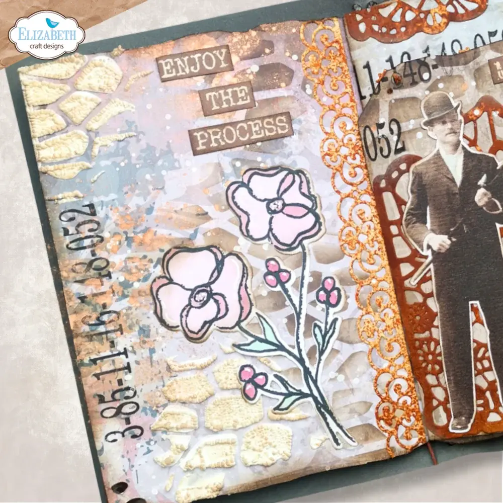 ELIZABETH CRAFT DESIGNS ELIZABETH CRAFT DESIGNS ART JOURNAL SPECIALS BY DEVID JOURNAL STENCILS 10 STENCIL SET 4/PK