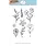 ELIZABETH CRAFT DESIGNS ELIZABETH CRAFT DESIGNS ART JOURNAL SPECIALS BY DEVID FLOWER SCRIBBLES CLEAR STAMP & DIE SET