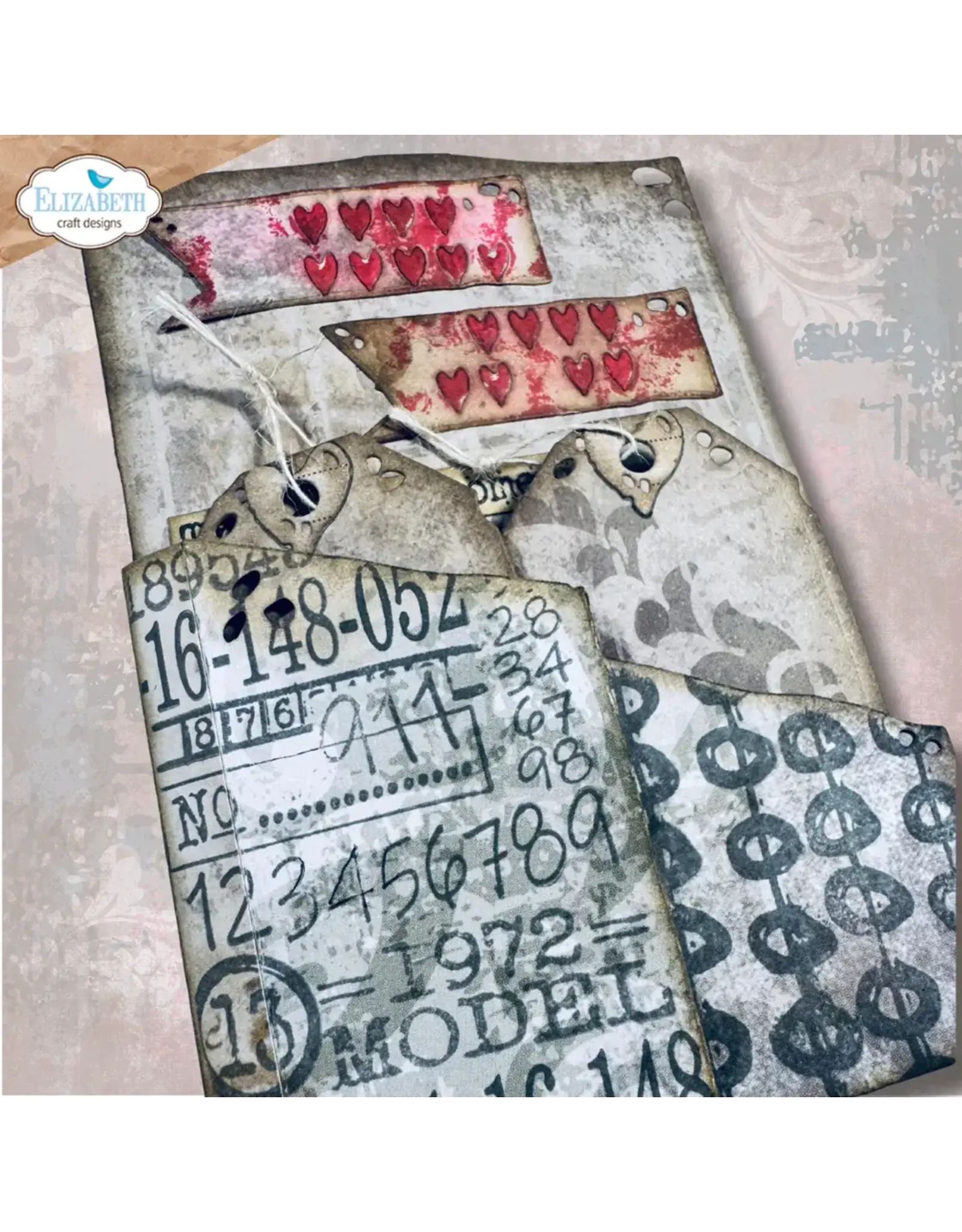 ELIZABETH CRAFT DESIGNS ELIZABETH CRAFT DESIGNS ART JOURNAL SPECIALS BY DEVID SCRIBBLES CLEAR STAMP SET