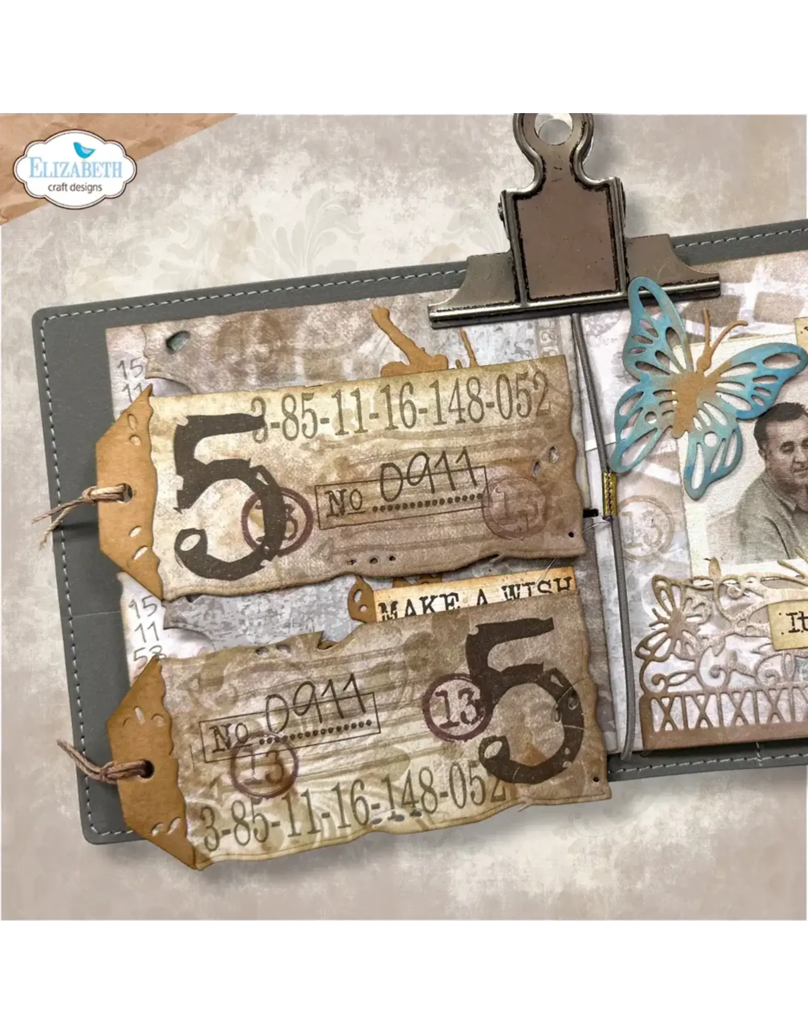 ELIZABETH CRAFT DESIGNS ELIZABETH CRAFT DESIGNS ART JOURNAL SPECIALS BY DEVID SCRIBBLES CLEAR STAMP SET