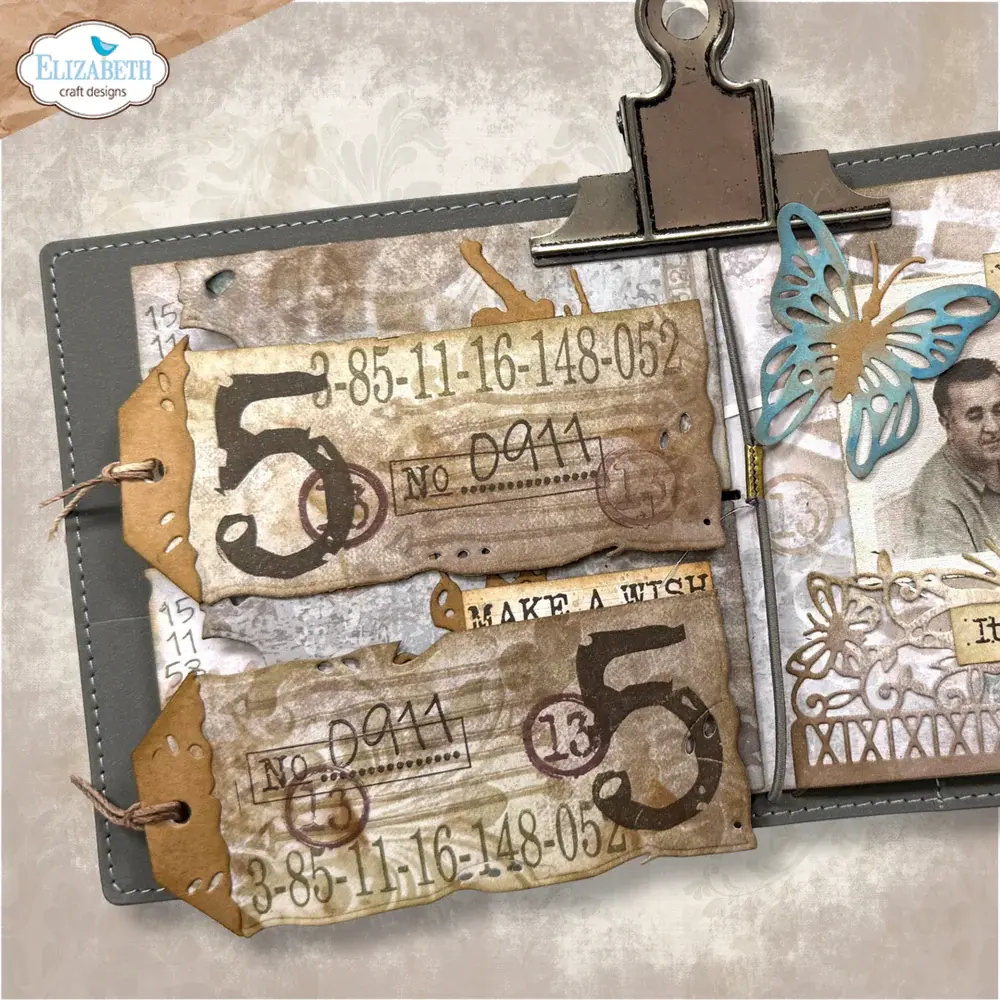 ELIZABETH CRAFT DESIGNS ELIZABETH CRAFT DESIGNS ART JOURNAL SPECIALS BY DEVID SCRIBBLES CLEAR STAMP SET
