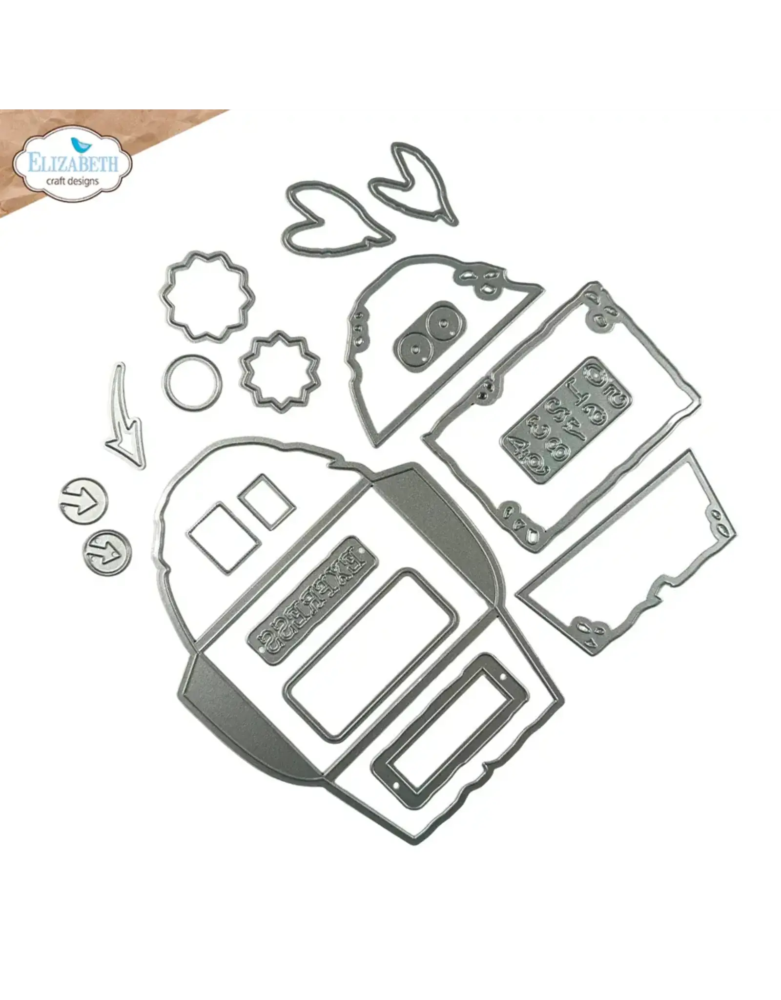 ELIZABETH CRAFT DESIGNS ELIZABETH CRAFT DESIGNS ART JOURNAL SPECIALS BY DEVID GRUNGE ENVELOPE DIE SET