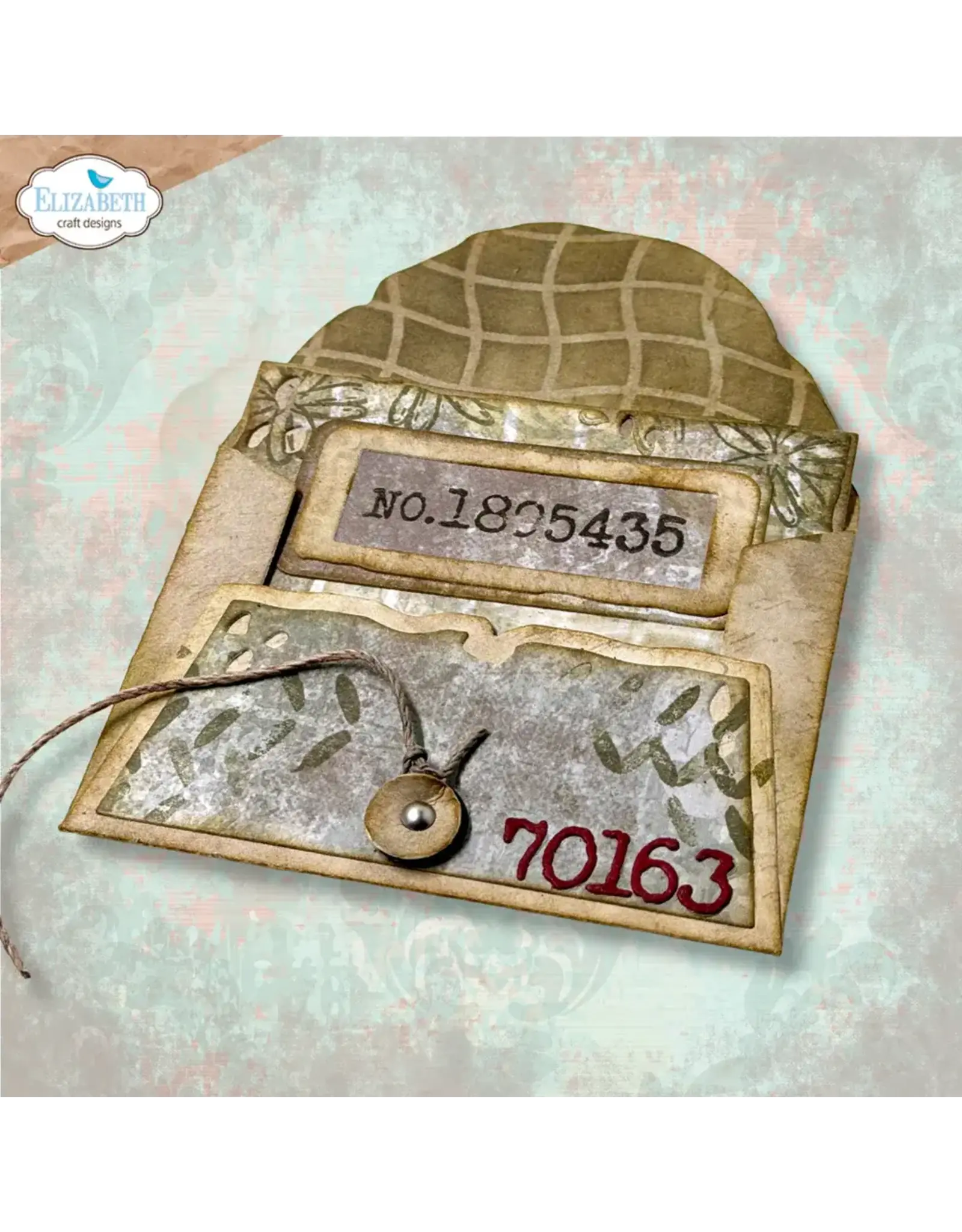 ELIZABETH CRAFT DESIGNS ELIZABETH CRAFT DESIGNS ART JOURNAL SPECIALS BY DEVID GRUNGE ENVELOPE DIE SET