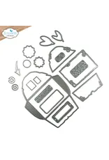 ELIZABETH CRAFT DESIGNS ELIZABETH CRAFT DESIGNS ART JOURNAL SPECIALS BY DEVID GRUNGE ENVELOPE DIE SET