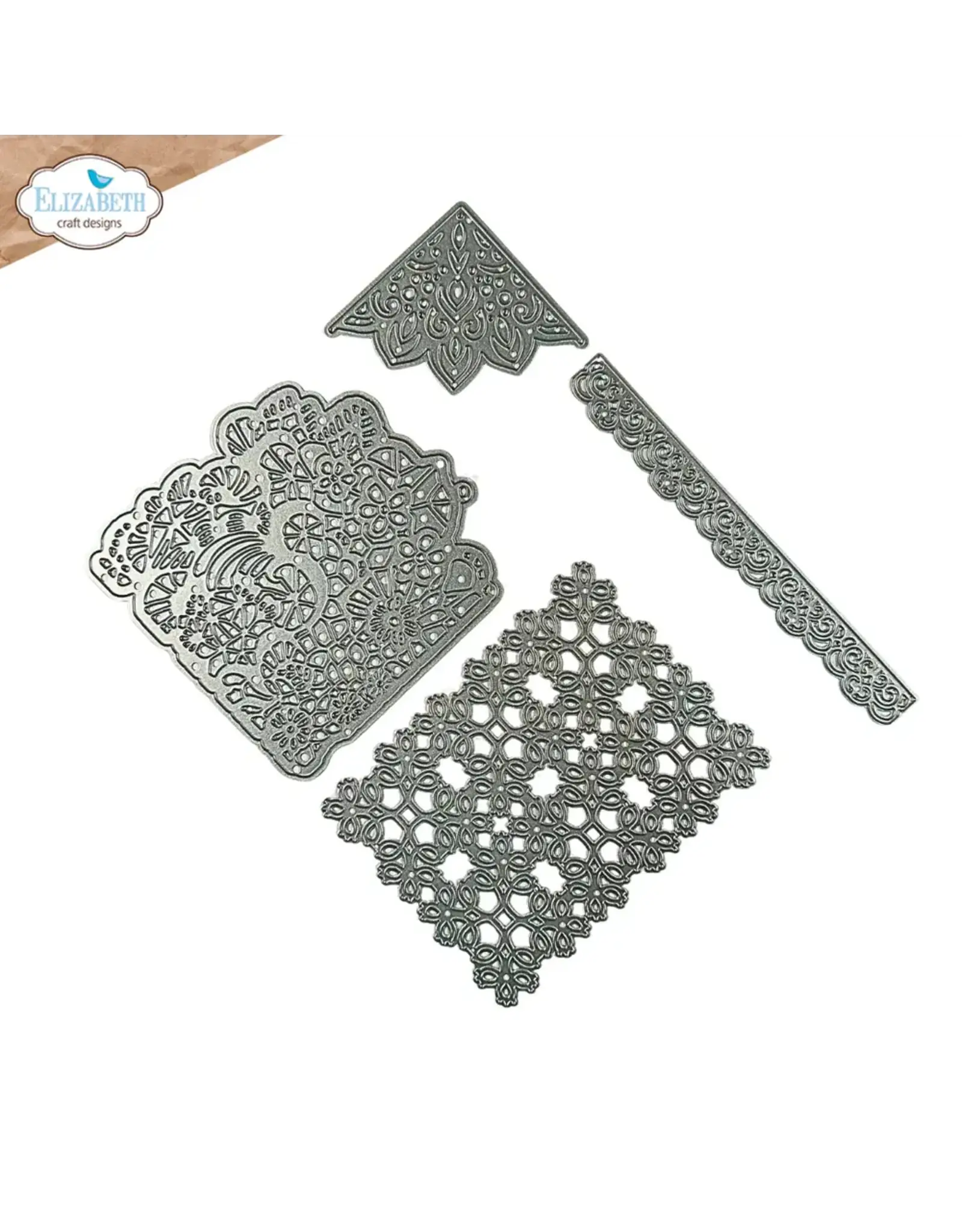 ELIZABETH CRAFT DESIGNS ELIZABETH CRAFT DESIGNS ART JOURNAL SPECIALS BY DEVID LACE ALL OVER DIE SET