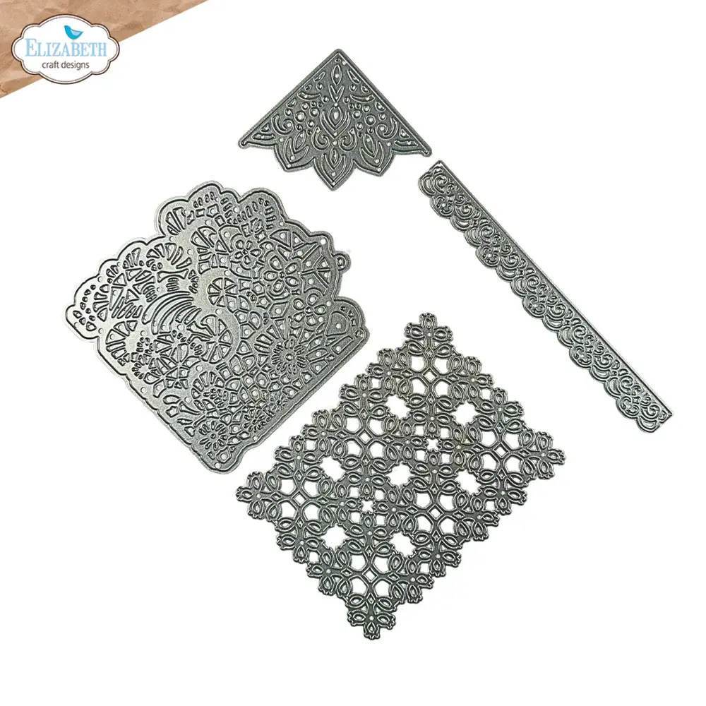 ELIZABETH CRAFT DESIGNS ELIZABETH CRAFT DESIGNS ART JOURNAL SPECIALS BY DEVID LACE ALL OVER DIE SET