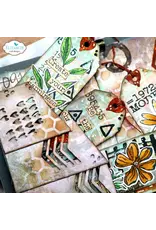 ELIZABETH CRAFT DESIGNS ELIZABETH CRAFT DESIGNS ART JOURNAL SPECIALS BY DEVID TRI-FOLD SLIDER POCKET DIE SET