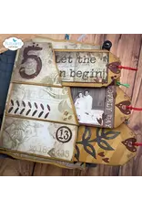 ELIZABETH CRAFT DESIGNS ELIZABETH CRAFT DESIGNS ART JOURNAL SPECIALS BY DEVID TRI-FOLD SLIDER POCKET DIE SET