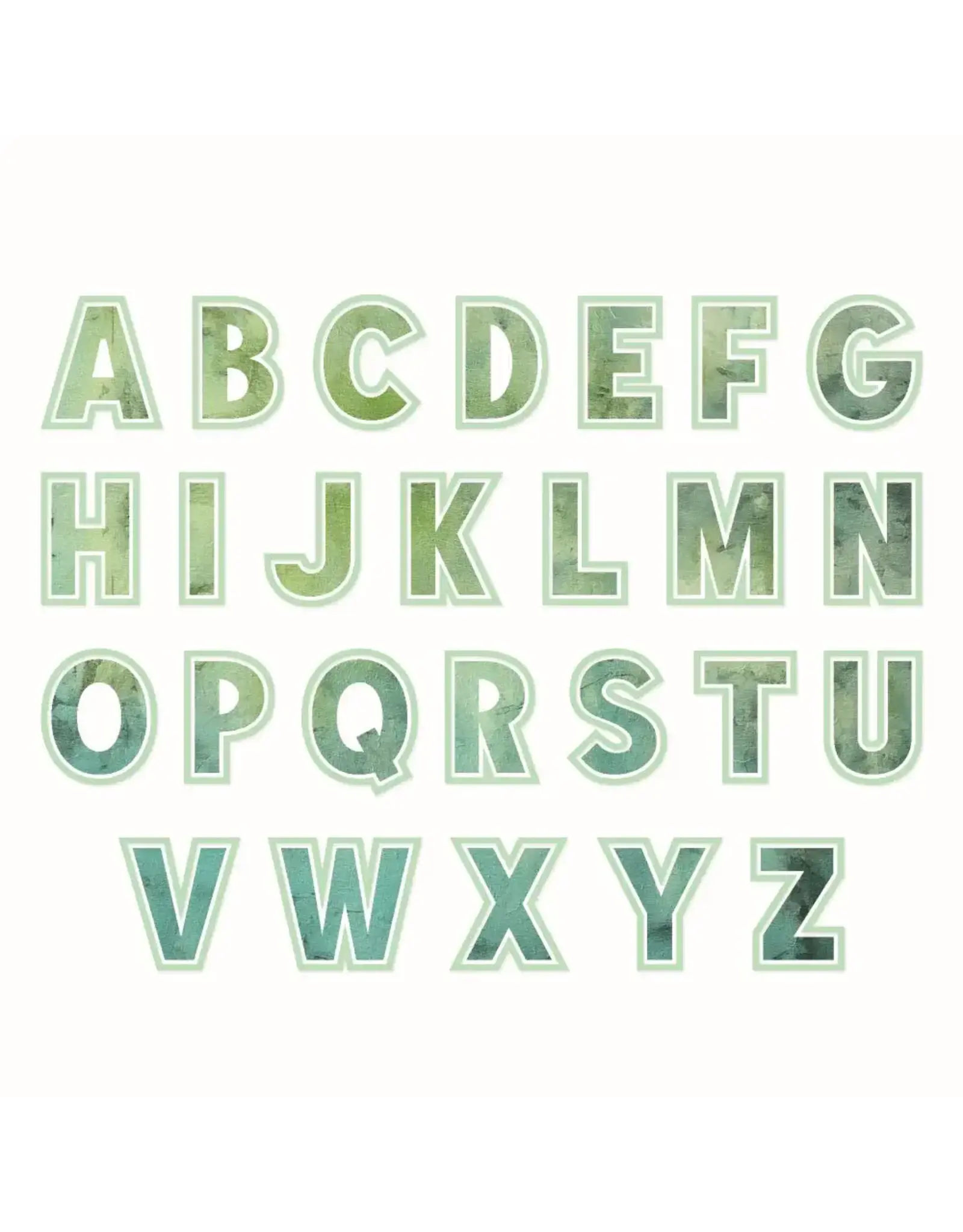 SIZZIX SIZZIX 49 AND MARKET THINLITS THIS OR THAT 2" ALPHABET DIE SET