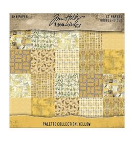 ADVANTUS TIM HOLTZ IDEA-OLOGY PALETTE COLLECTION YELLOW 8x8 DOUBLE SIDED CARDSTOCK