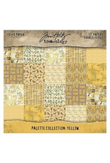 ADVANTUS TIM HOLTZ IDEA-OLOGY PALETTE COLLECTION YELLOW 12x12 DOUBLE SIDED CARDSTOCK