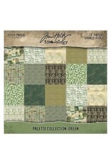 ADVANTUS TIM HOLTZ IDEA-OLOGY PALETTE COLLECTION GREEN 12x12 DOUBLE SIDED CARDSTOCK