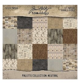 ADVANTUS TIM HOLTZ IDEA-OLOGY PALETTE COLLECTION NEUTRAL 12x12 DOUBLE SIDED CARDSTOCK