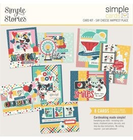 SIMPLE STORIES SIMPLE STORIES SIMPLE CARDS SAY CHEESE HAPPIEST PLACE CARD KIT