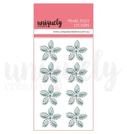 UNIQUELY CREATIVE UNIQUELY CREATIVE BLUE PEARL POSY STICKERS