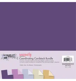 UNIQUELY CREATIVE UNIQUELY CREATIVE ULTRAVIOLET DELIGHT 12x12 CARDSTOCK BUNDLE