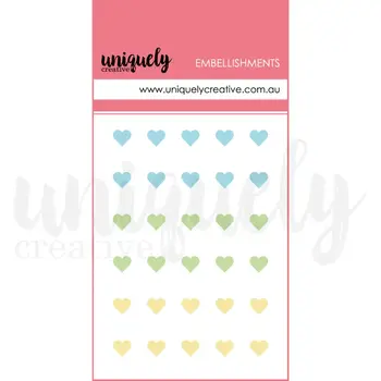 UNIQUELY CREATIVE UNIQUELY CREATIVE LUMINOUS DEW DROP HEART STICKERS