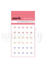 UNIQUELY CREATIVE UNIQUELY CREATIVE ROMANTIC DEW DROP HEART STICKERS