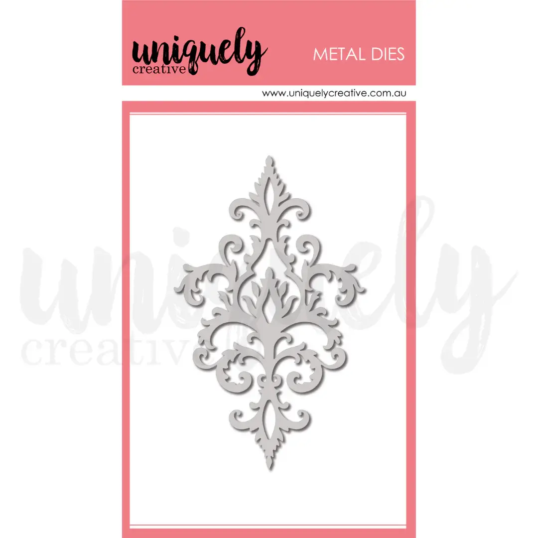 UNIQUELY CREATIVE UNIQUELY CREATIVE ROMANTIC DAMASK DIE SET