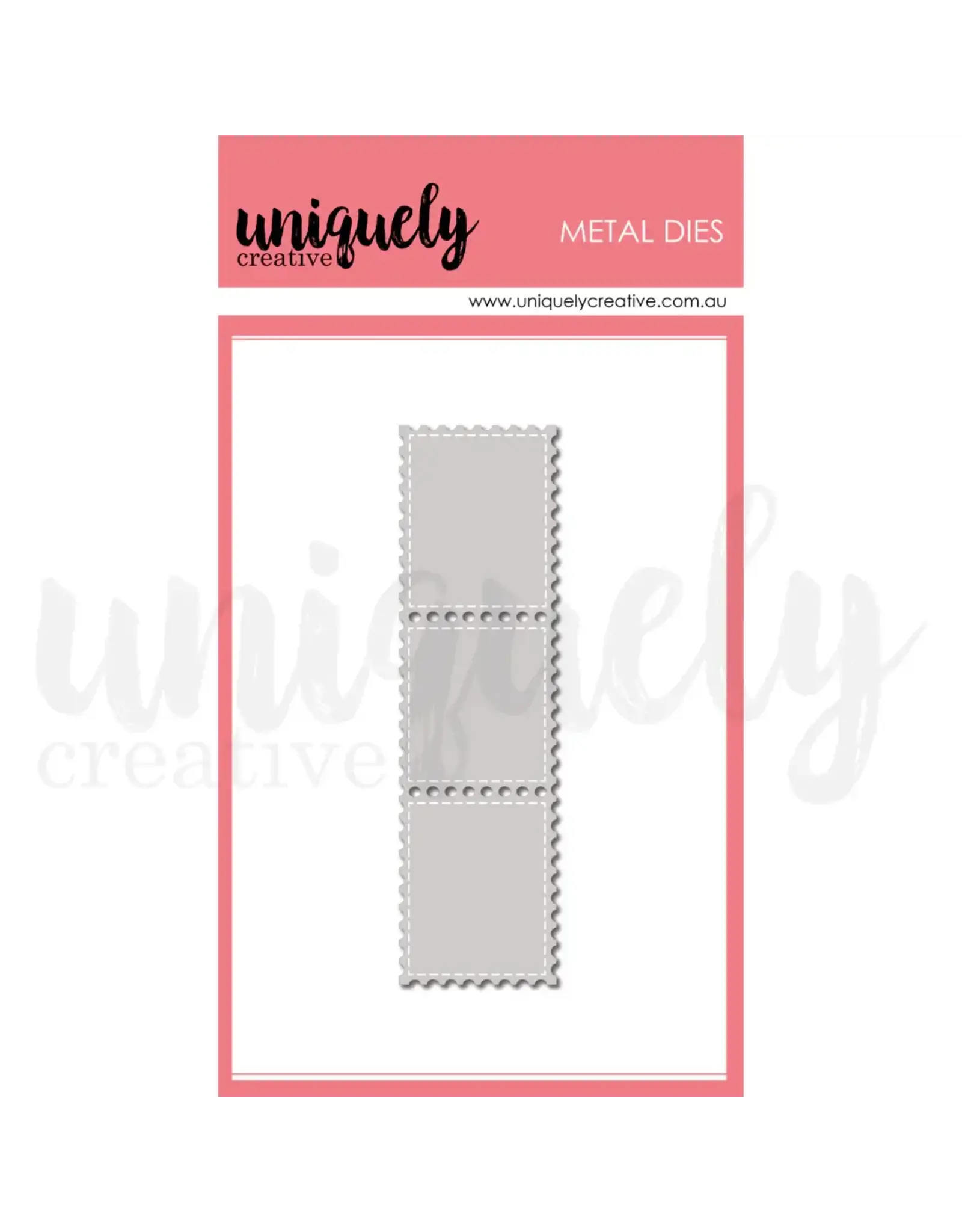 UNIQUELY CREATIVE UNIQUELY CREATIVE POSTAGE STAMP STRIP DIE