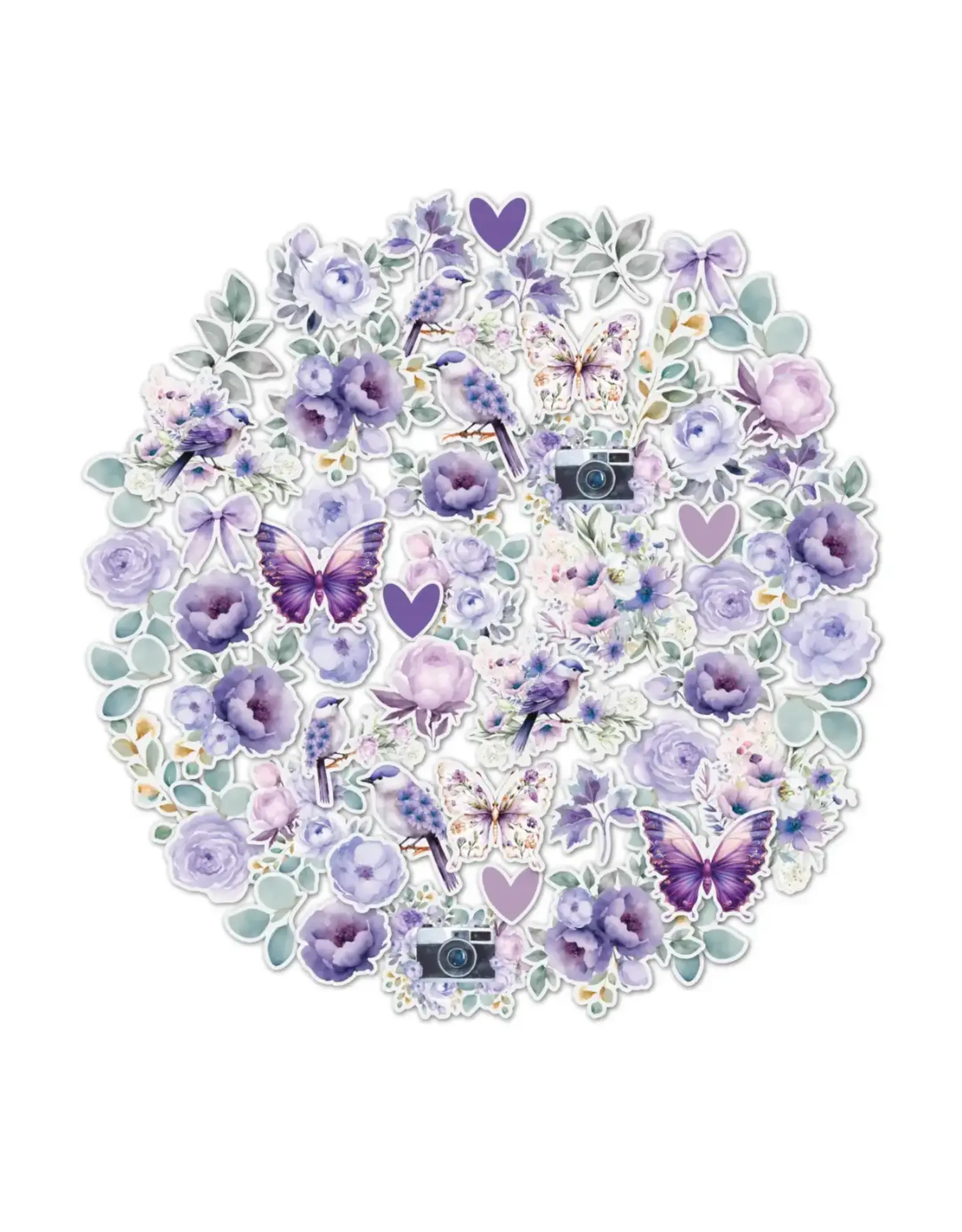 UNIQUELY CREATIVE UNIQUELY CREATIVE ULTRAVIOLET DELIGHT VELLUM CREATIVE CUTS DIE CUTS