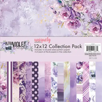 UNIQUELY CREATIVE UNIQUELY CREATIVE ULTRAVIOLET DELIGHT 12x12 COLLECTION PACK
