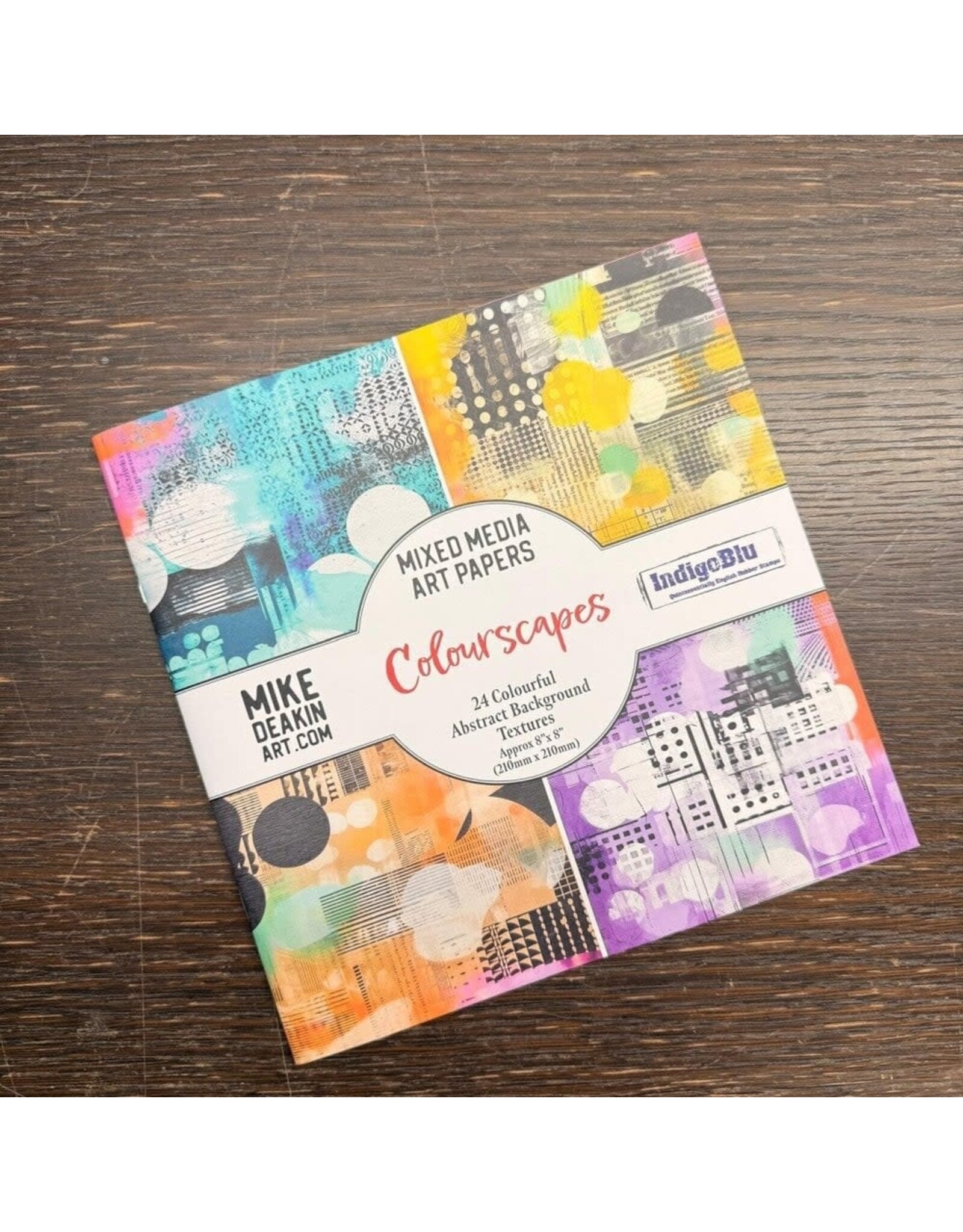 INDIGO BLU INDIGOBLU COLOURSCAPES 8x8 PAPER PACK
