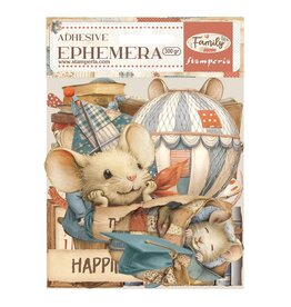 STAMPERIA STAMPERIA FAMILY EPHEMERA ADHESIVE PAPER CUT OUTS