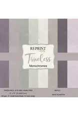 REPRINT REPRINT TIMELESS MONOCHROMES 12x12 CARDSTOCK PACK