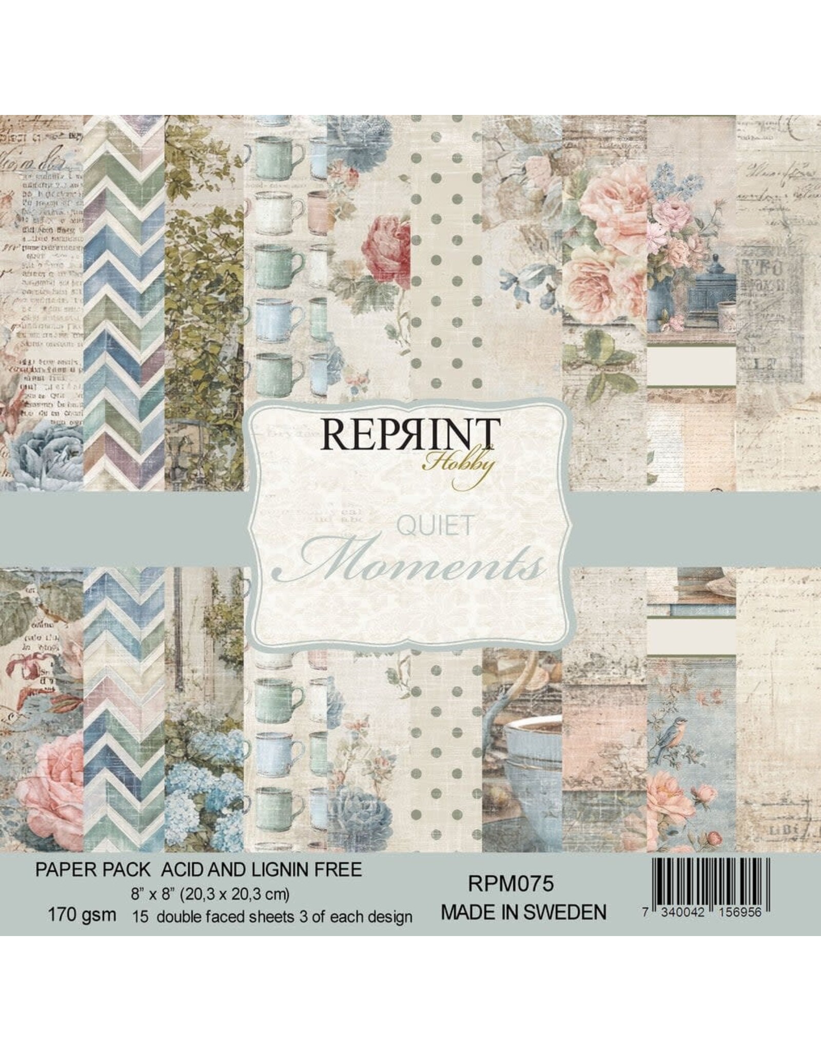 REPRINT REPRINT QUIET MOMENTS 8x8 PAPER PACK