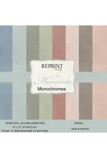 REPRINT REPRINT QUIET MOMENTS MONOCHROMES 12x12 CARDSTOCK PACK