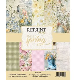 REPRINT REPRINT HELLO SPRING 6x6 PAPER PACK