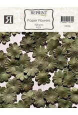 REPRINT REPRINT MOSS PAPER FLOWERS 100/PK