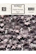 REPRINT REPRINT LAVENDER PAPER FLOWERS 100/PK