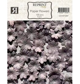 REPRINT REPRINT LAVENDER PAPER FLOWERS 100/PK