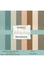 REPRINT REPRINT THE BOOKSHOP MONOCHROMES 12x12 CARDSTOCK PACK