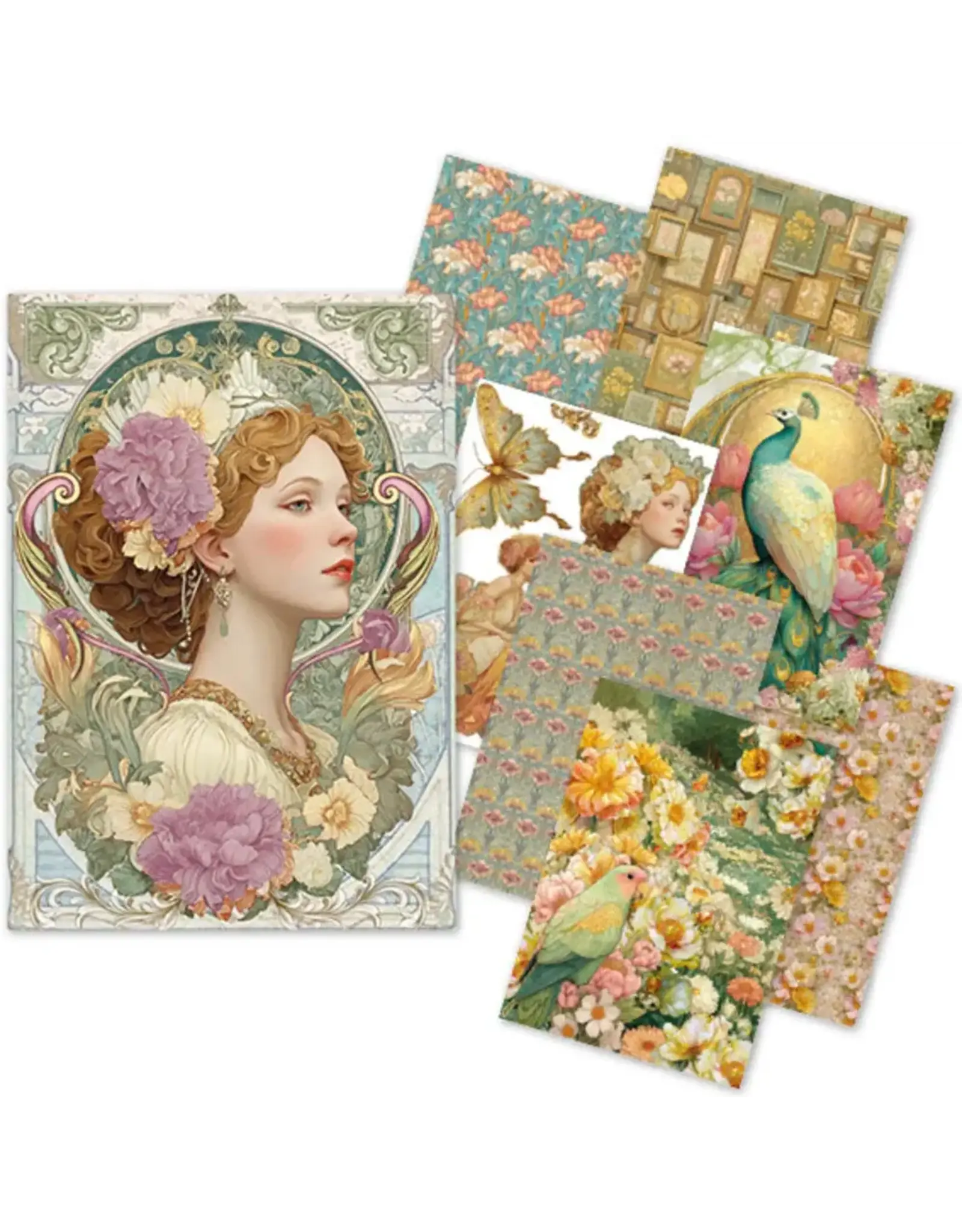 CIAO BELLA CIAO BELLA ARTEMIS MIXED A5 RICE PAPER 8/PK