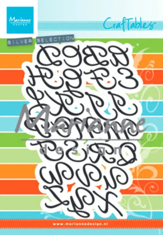 MARIANNE DESIGNs MARIANNE DESIGNS CRAFTABLES CLASSIC ALPHABET UPPERCASE DIE