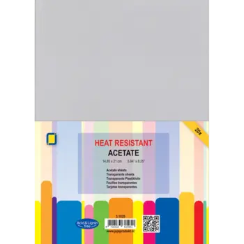 JEJE PRODUKT HEAT RESISTANT A5 ACETATE SHEETS 20/PK