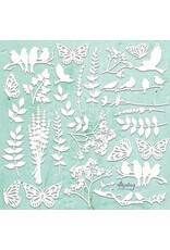MINTAY MINTAY CHIPPIES - DECOR NATURE SET 12x12 CHIPBOARD