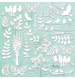 MINTAY MINTAY CHIPPIES - DECOR NATURE SET 12x12 CHIPBOARD
