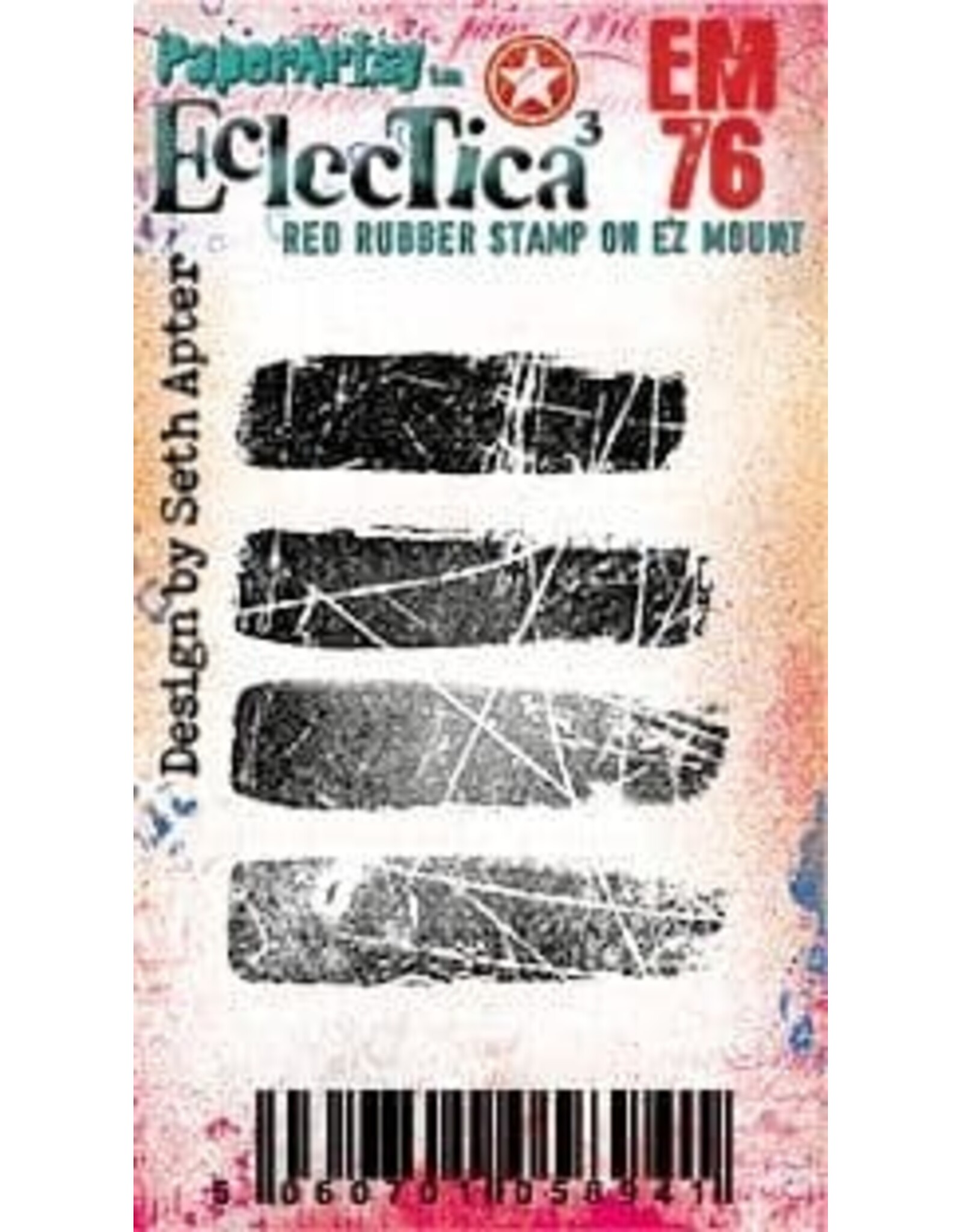 PAPER ARTSY PAPER ARTSY ECLECTICA SETH APTER EM76 MINI CLING STAMP