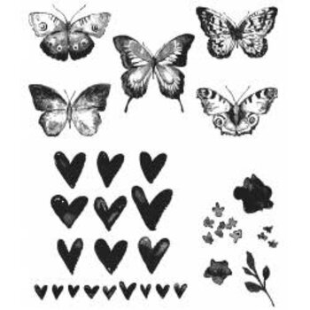 STAMPERS ANONYMOUS STAMPERS ANONYMOUS TIM HOLTZ CLING STAMP WATERCOLOR