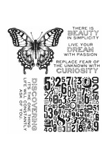 STAMPERS ANONYMOUS STAMPERS ANONYMOUS TIM HOLTZ CLING STAMP PERSPECTIVE 7''X8.5''