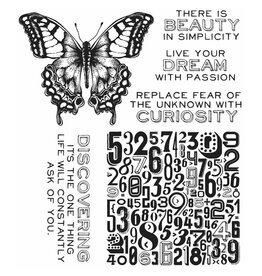 STAMPERS ANONYMOUS STAMPERS ANONYMOUS TIM HOLTZ CLING STAMP PERSPECTIVE 7''X8.5''